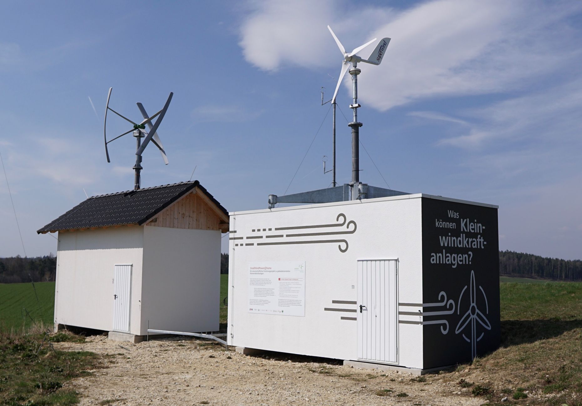 Measurement and testing infrastructure for building mounted Small Wind Turbines at the Energy Research Park Lichtenegg