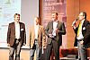 Preisübergabe "Smart Grids Pionier 2010" an Michael Strebl, Daniel Reiter und Thomas Rieder, Salzburg AG von Michael Hübner, BMVIT (Peti/Reuter)