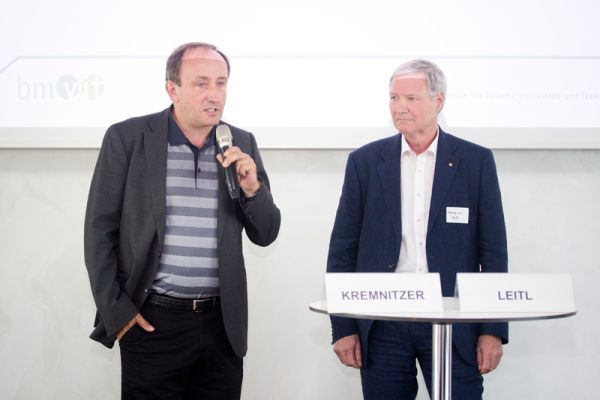 Peter Kremnitzer, PORR AG und DI Martin Leitl, Bauhütte Leitl-Werke GmbH 