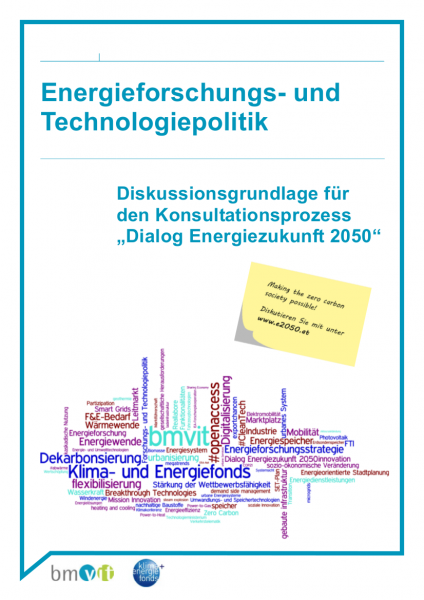 Cover Thesenpapier "Dialog Energiezukunft 2050"