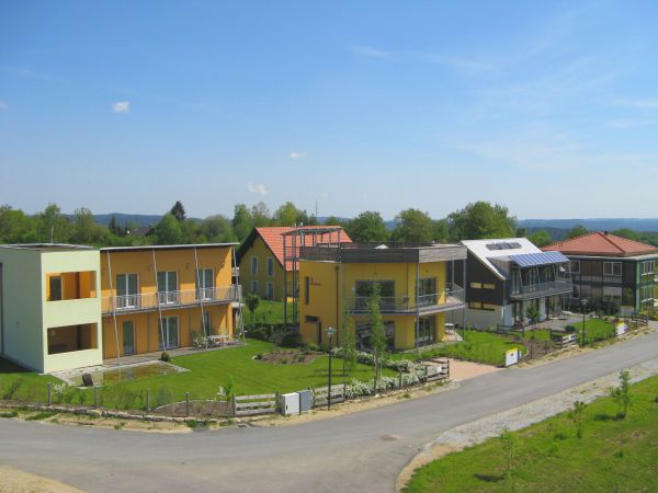 Die 5 Passivhäuser des Sonnenplatzes Großschönau