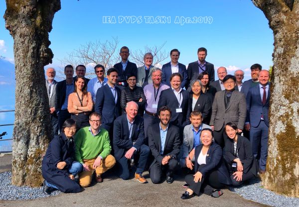 Gruppenfoto beim PVPS Task 1 - Meeting in Montreux, Schweiz