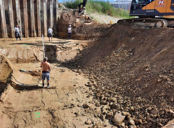 Excavation pit in Vienna, ‘Village im Dritten’