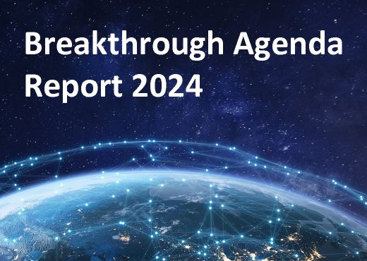 Cover des Breakthrough Agenda Reports 2024