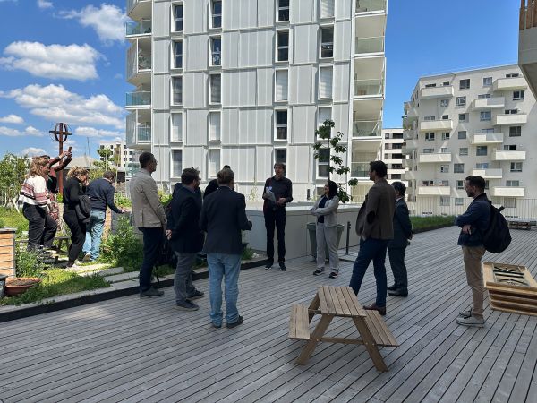 Participants at the guided tour
