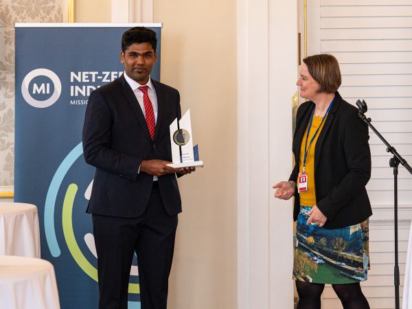 Überreichung des Awards