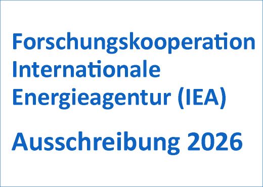 Titel der Ausschreibung vor blauem Hintergrund