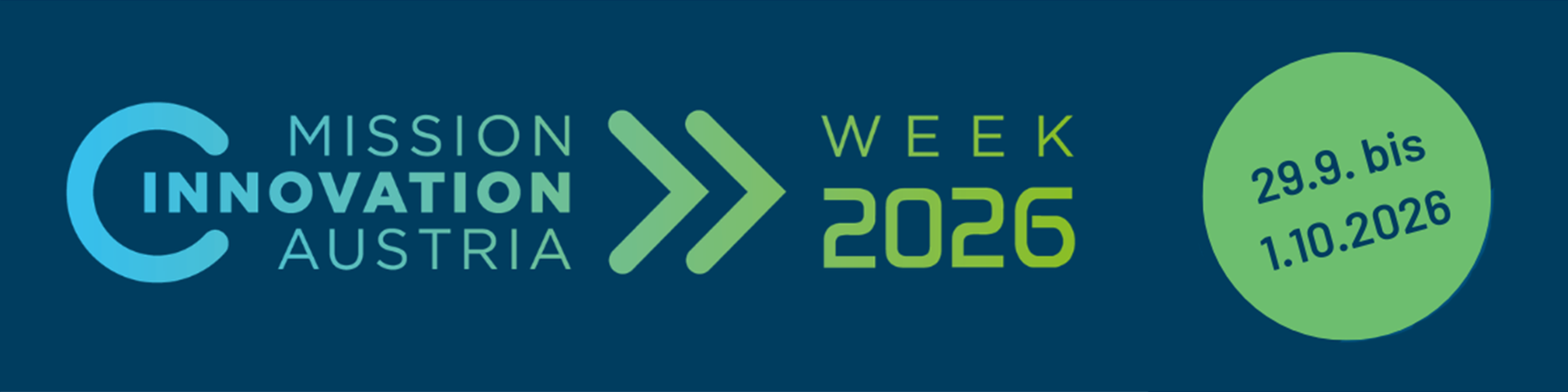 Logo der Mission Innovation Austria Week